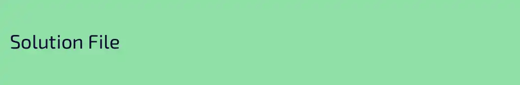 Solution File